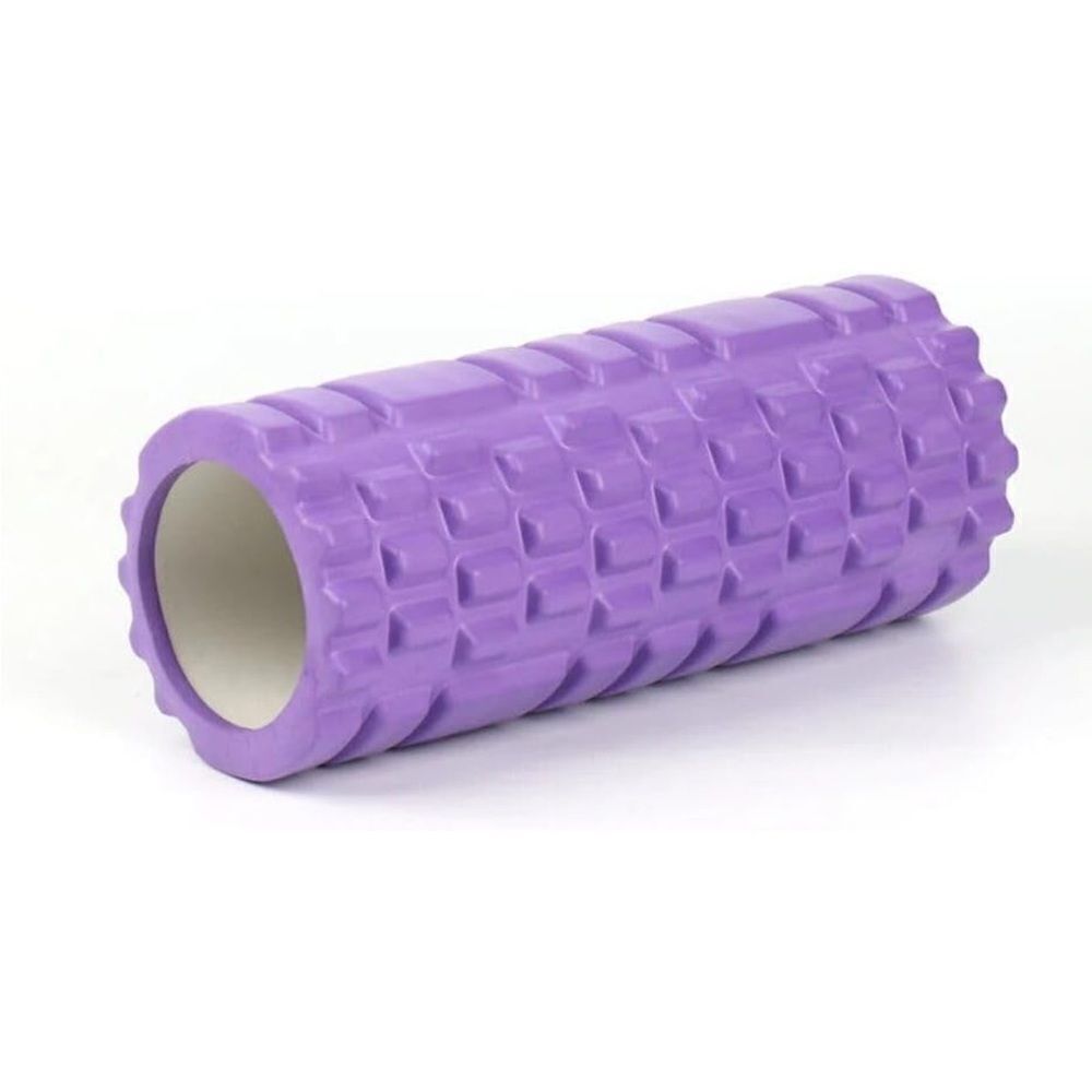 NEW Yoga Column Foam Fitness Stretching Roller Purple